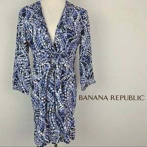 Banana Republic Factory M blue beach coverup